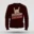 Ghatham Ghatham Men/Unisex Sweatshirt in Maroon Color
